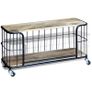 TV Cabinet Solid Mango Wood 100x40x45 cm Image 8