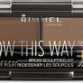 Rimmel Brow This Way Eyebrow Sculpting Kit - 002 Medium Brown - New Image 4