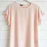 Basler ladies 3 piece suit chic soft peach designer wedding event Image 2
