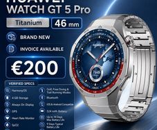 Huawei Watch GT 5 Pro Titanium 46 mm Brand New