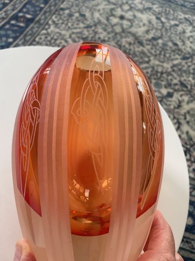 Beautiful Celtic Glass Art Piece by Anne Flynn