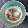 Rare Antique Royal Vienna Demitasse Cup and Saucer Image 7