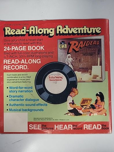 Walt Disney Tron 1982 Read Along Book and Record