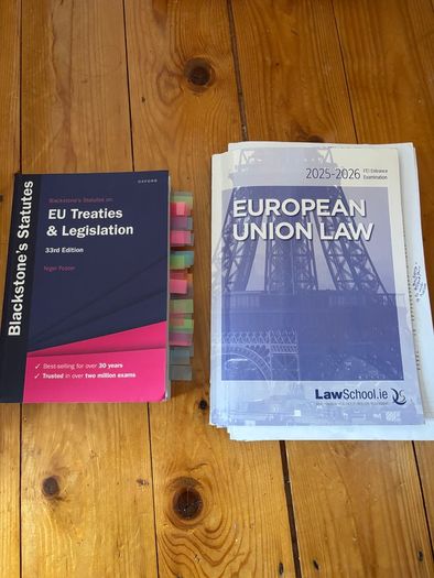 FE1 European Union Law manual and Blackstone Statutes