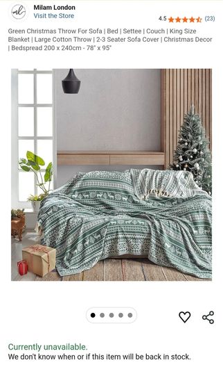 Throw + throw pillows - BOGO 50%