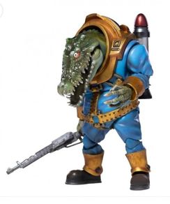 Hiya Toys 1/18 scale Judge Dredd Klegg figure