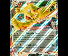 Team Rocket's Persian EX 150/182 Double Ultra Holo Rare Destined Rivals Pokemon Card SV