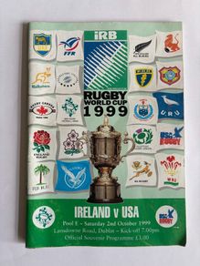Ireland Rugby World Cup 1999 Programmes