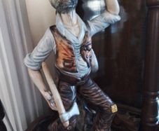 Capodimonte "The WoodCutter" Tall Figurine