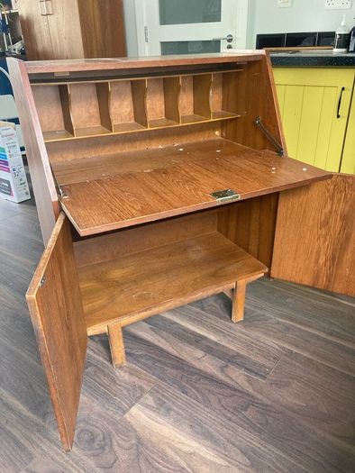 Vintage writing desk, 1970s
