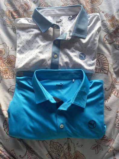Puma Polos, size XL, New.