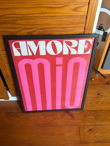 Poster with frame