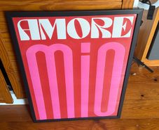Poster with frame