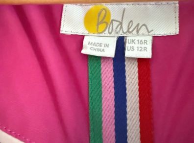 Boden Pink Puffa Coat