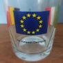 Fabulous Rare Set of Three Boyne Valley Honey EU Flags Glasses:  Belgium/Italy, Spain/Ireland and Luxembourg/United Kingdom Image 9