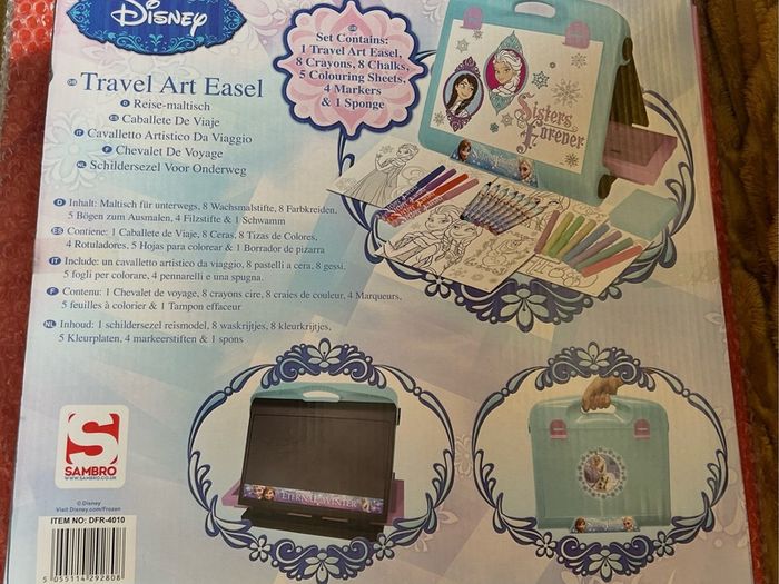 Disney Frozen Travel Art Easel New