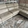 Alessa Leather Corner Sofa With Electric Recliner Image 3