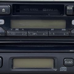 Toyota 58408 Corolla E11 LandCruiser & Others Single DIN RDS Radio Cassette Player