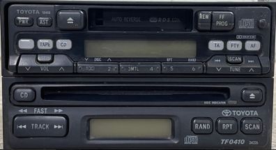 Toyota 58408 Corolla E11 LandCruiser & Others Single DIN RDS Radio Cassette Player