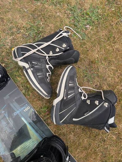 snowboard and boot bundle