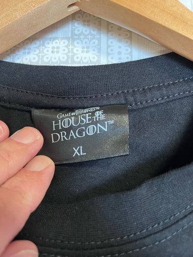 House of the Dragon. Tee Shirt. XL. Black.