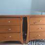 Matching bedside solid wood lockers Image 2