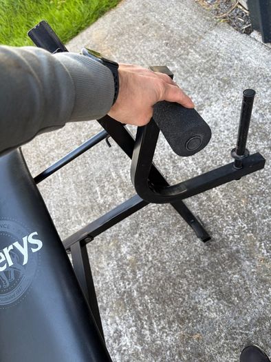 Elverys Weight Bench with Barbell Rack & Leg Extension