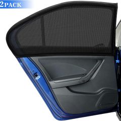 Car Side Window Sun Shade 2Pack, Sun Shade Blocking Mosquito Net, Protection for Kids/Baby/Adults/Pets - 42"x20" Fits All 98% Cars