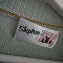 VINTAGE Stephen mint and gold cardigan Sz 16 Image 6