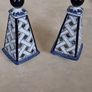Ceramic Blue and White Holders Image 6