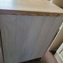 bedside lockers cream/ natural wood Image 5
