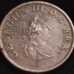 #769 - Hibernia - Ireland - 1805 - Half Penny
