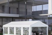 4 x 8M Outdoor Party Tent - 4 Sidewalls - 8 Windows - White