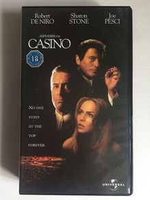 Casino (Martin Scorsese Film) [1995] Robert De Niro, Sharon Stone, Joe Pesci, Don Rickles, Kevin Pollak & James Woods (PAL VHS Cassette Movie)