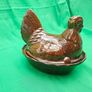 Ceramics hen, Basket ,Hen on a nest egg holder Image 7