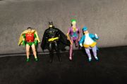 1989 Batman Joker Robin penguin action figures Toybiz