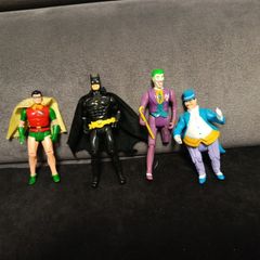 1989 Batman Joker Robin penguin action figures Toybiz