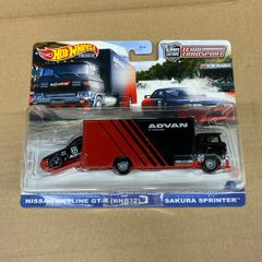 Nissan Skyline GT-R Advan Team Transporter Hot Wheels