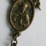 Antique Clear Crystal Rosary,  Leather Pouch Image 5