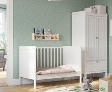 GREY IKEA Sundvik COT 140x70cm (NO mattress)