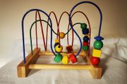 Ikea Mula  Wooden Roller Coaster Toy For Toddler Early Education