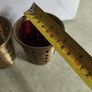 Set of 3 Small Brass Chamberstick | Brass Candle Holder Image 5