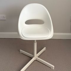 Like New IKEA LOBERGET SIBBEN Desk Chair White Swivel Chair