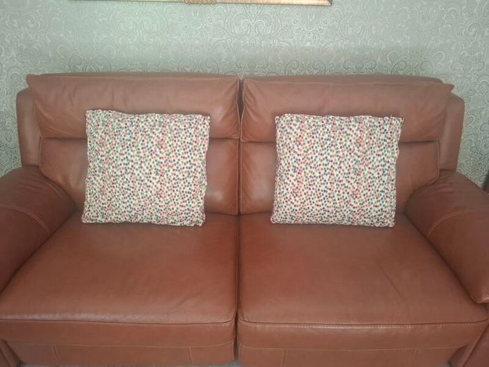 4 Large Cushion Covers  with 4 large cushion fillers