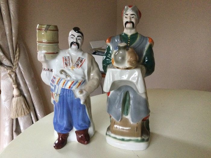 China - Character Decanters X 2