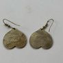 vintage cloisonne enamel peacock dangle earrings Image 2