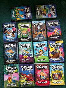 Dog Man and Cat kid -14 in total