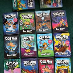 Dog Man and Cat kid -14 in total