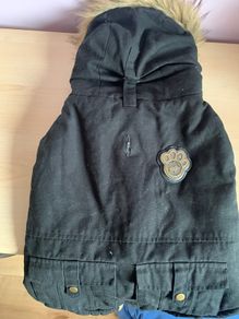 Canada Pooch Black Parka Jacket for Dog