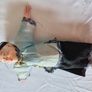 FIGURINE - RARE 1920s Door of Hope Mission Dolls Shanghai - SET OF 4 - 10 inch / 25cm - Pear Wood - Family Set Image 4